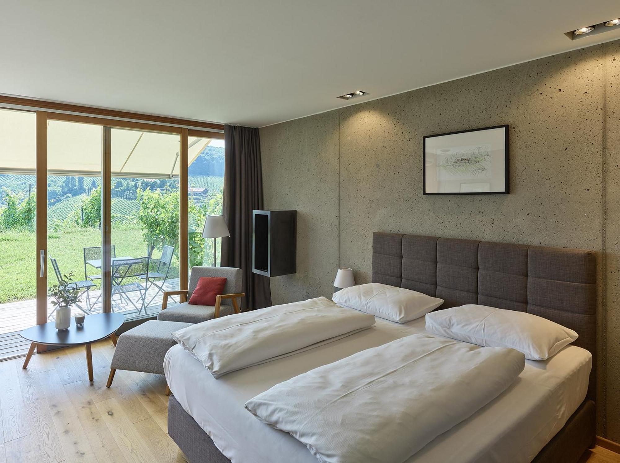 Hideaway An Der Weinstrasse - Pool & Sauna - Apartments Anderlage سبفيلد المظهر الخارجي الصورة
