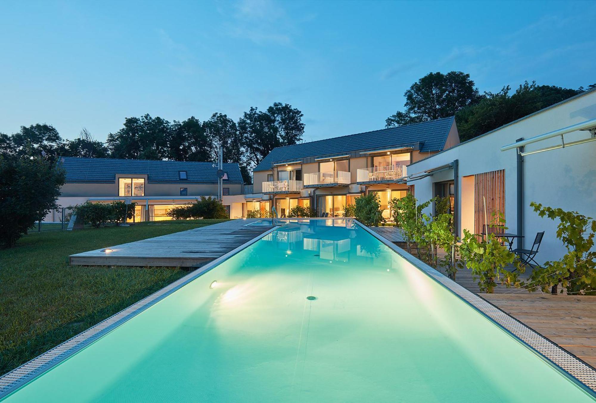Hideaway An Der Weinstrasse - Pool & Sauna - Apartments Anderlage سبفيلد المظهر الخارجي الصورة